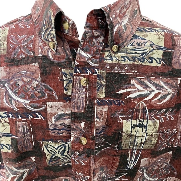 ONO & COMPANY Aloha Hawaiian Tropical Shirt Men L Large - Picture 2 of 5